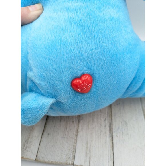 Vintage 2004 Nanco Care Bears Champ Bear 14" Sitting Plush Stuffed - Picture 3 of 6